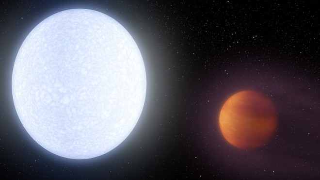 KELT - 9b là một hành tinh có độ nóng vượt xa nhiều ngôi sao lùn đỏ