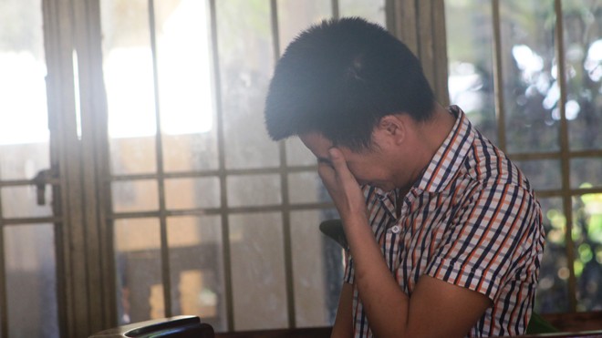 Giọt nước mắt ăn năn muộn màng của Nguyễn Lưu Trung Hải khi đâm chết vợ mình