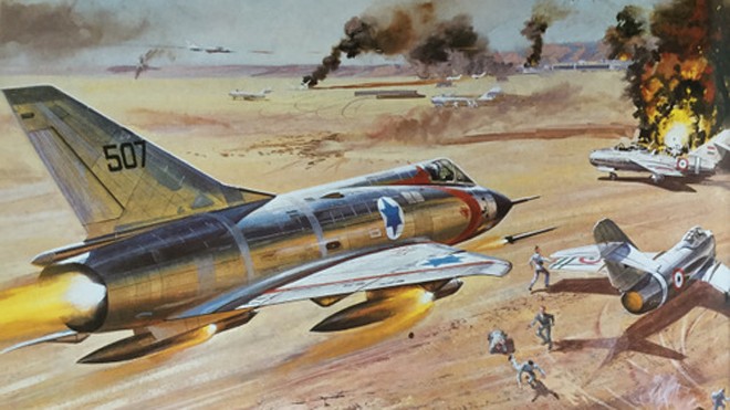 Máy bay Mirage đóng vai trò quan trọng trong Chiến tranh sáu ngày. Ảnh: Pinterest.