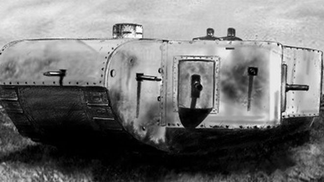 Bản vẽ đề án xe tăng K-Wagen của Đức. Ảnh: War History
