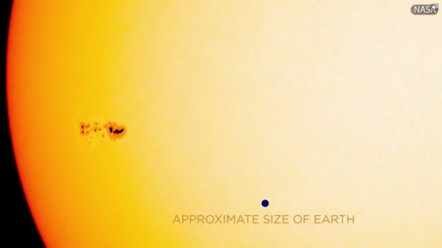 Hành tinh bị đe dọa bởi vết đen rộng 120.000 km xuất hiện trên Mặt Trời? 