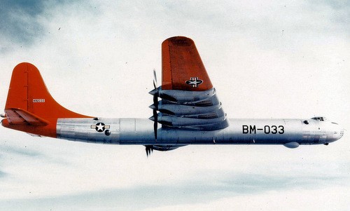Oanh tạc cơ B-36 chuyên vận chuyển bom hạt nhân của Mỹ. Ảnh: Wikipedia.