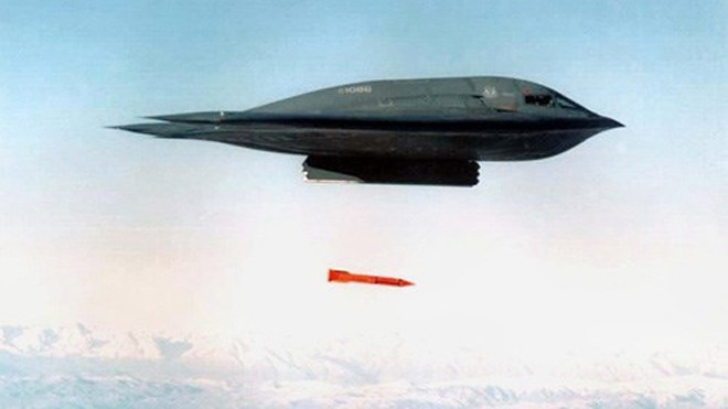 Máy bay ném bom chiến lược B-2 Spirit của Mỹ. Nguồn : RIA Novosti.