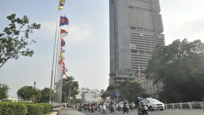Cao ốc phức hợp Sài Gòn M&C (tại địa chỉ 34 Tôn Đức Thắng, Quận 1, TP.HCM). Ảnh Việt Văn