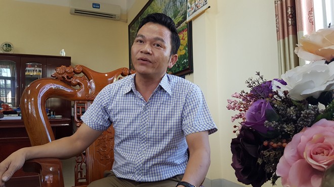 - ông Nguyễn Xuân Huân, Chủ tịch phường Trung Đô – TP Vinh, người được cho liên quan đến vụ việc