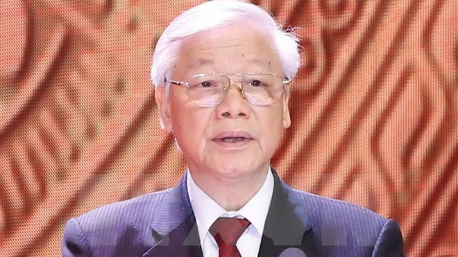 Tổng Bí thư Nguyễn Phú Trọng. (Ảnh: Doãn Tấn/TTXVN)