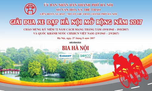 Bia Hà Nội đồng hành cùng giải đua xe đạp Hà Nội mở rộng 2017