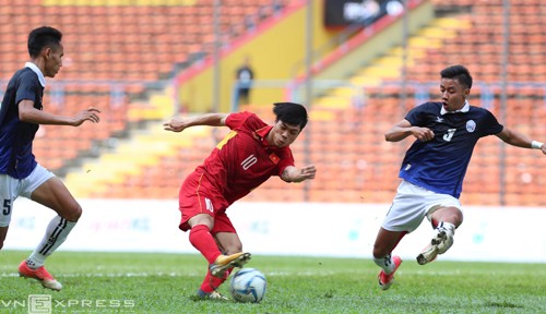Công Phượng là cầu thủ ghi nhiều bàn thắng nhất cho Việt Nam tại SEA Games 29. Ảnh: Đức Đồng