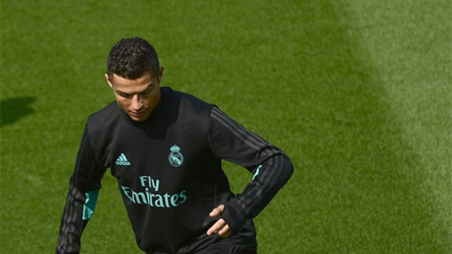 Ronaldo chưa chơi trận nào tại La Liga 2017-2018. Ảnh: Reuters