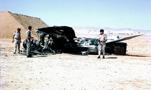 Quân đội Israel phá hủy máy bay các nước Arab năm 1967. Ảnh: Wikipedia