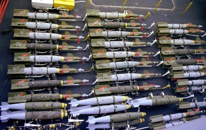800.000 quả bom trị giá 95 triệu USD ở Guam sẵn sàng đối phó Triều Tiên