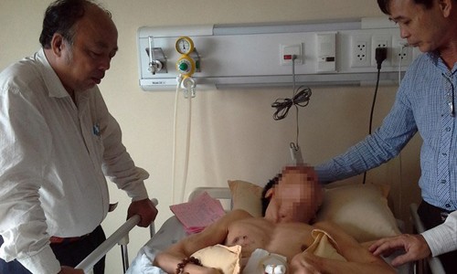 Bệnh nhân Trịnh Quang Sơn đang sống gần như thực vật sau tai biến từ phẫu thuật