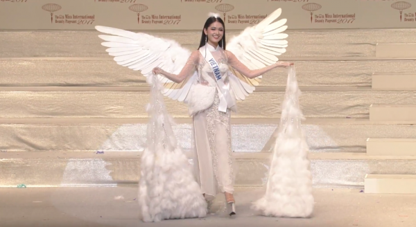 Chung kết Miss International 2017: Thuỳ Dung xinh đẹp với trang phục mang tên Tiên Dung