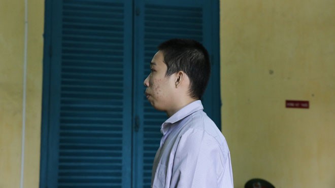 Bùi Văn Út Hết tại tòa ngày 20/12. Ảnh: Tân Châu