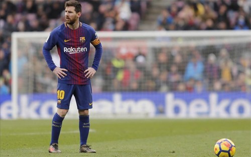 Messi sẽ ở lại Barca đến năm 34 tuổi. Ảnh: Reuters.