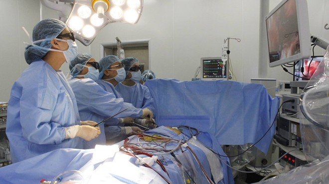 Lần đầu tiên ứng dụng công nghệ 3D phẫu thuật tim mạch