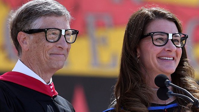 Bill Gates xem Melinda là người giúp mình phát triển. Ảnh: Getty Images