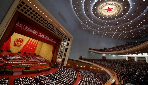Đại hội đảng Cộng sản Trung Quốc lần thứ 19 ở Bắc Kinh. Ảnh: Xinhua. 