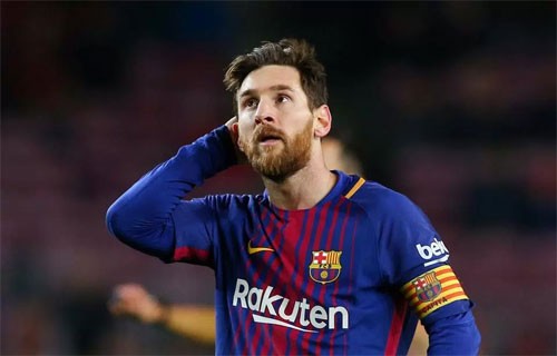 Messi có thể phá sâu kỷ lục chuyển nhượng nếu rời Barca. Ảnh: Reuters