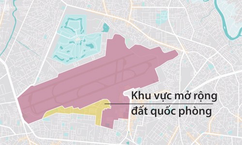 Sân bay Tân Sơn Nhất sẽ mở rộng về phía nam như thế nào