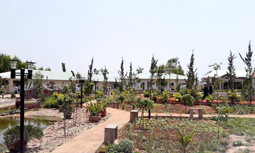 Một góc khu nghỉ dưỡng của ca sĩ Hồ Quỳnh Hương tại huyện Xuyên Mộc. Ảnh: Ngọc Nguyễn.