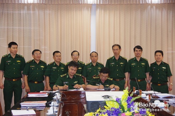 Đại tá Vũ Khương được bổ nhiệm giữ chức Phó chỉ huy trưởng Bộ đội Biên phòng Nghệ An. Ảnh báo Nghệ An