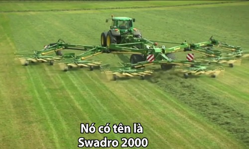 Cỗ máy thu gom cỏ lớn nhất thế giới