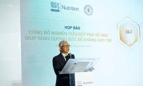 GS. TS Nguyễn Gia Khánh, Chủ tịch Hội Nhi Khoa Việt Nam, phát biểu khai mạc chương trình