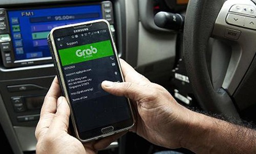 Grab muốn mở rộng dịch vụ Grab Taxi tại nhiều tỉnh thành. Ảnh minh họa: CNBC.