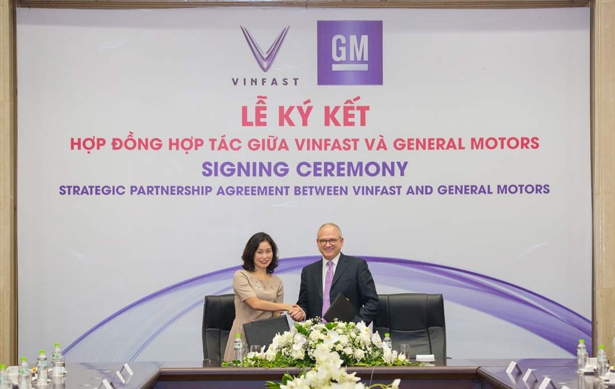 Vinfast và General Motors kí hơp đồng hợp tác chiến lược tại Việt Nam