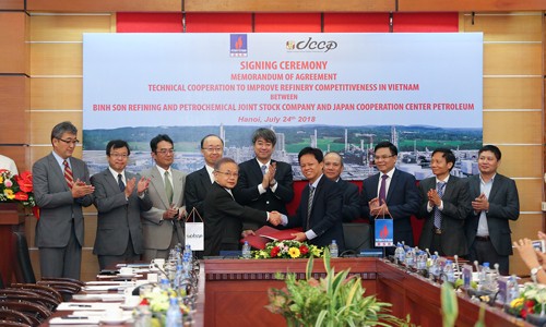 Ký kết thỏa thuận hợp tác về việc nâng cao năng lực cạnh tranh cho nhà máy lọc dầu tại Việt Nam giữa BSR và JCCP