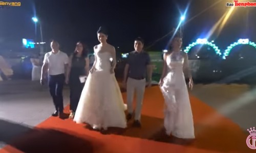 Dàn người đẹp đổ bộ thảm đỏ Chung khảo phía Bắc Hoa hậu Việt Nam 2018