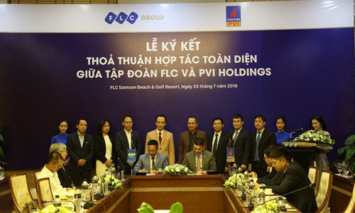 PVI Holdings và Tập đoàn FLC ký thỏa thuận hợp tác toàn diện