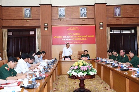 Phó Thủ tướng Trương Hòa Bình phát biểu tại cuộc làm việc - Ảnh: VGP/Lê Sơn