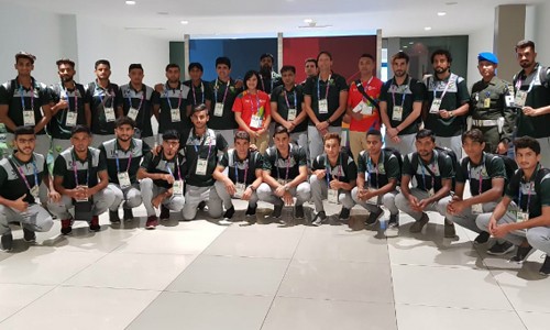Đội hình Pakistan dự bóng đá nam Asiad 2018. Ảnh: PFF.