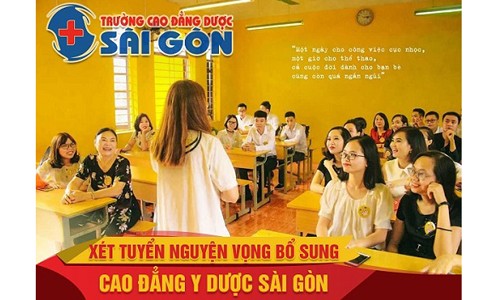 Trường Cao đẳng Dược Sài Gòn Xét tuyển nguyện vọng bổ sung năm 2018
