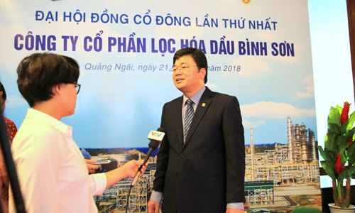 Tổng giám đốc Trần Ngọc Nguyên cung cấp thông tin tới các cơ quan báo chí về đợt IPO của BSR