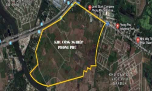Dự án Khu công nghiệp Phong Phú được Sacombank rao bán với giá khởi điểm 7.600 tỷ đồng.