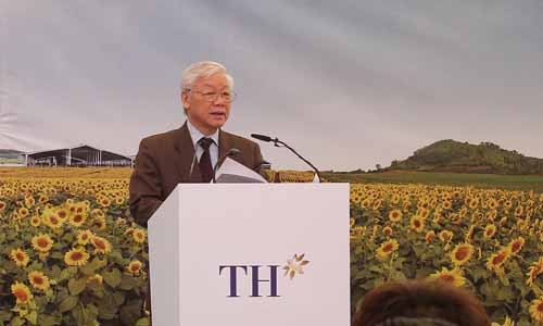 Tổng Bí thư Nguyễn Phú Trọng đánh giá cao Dự án của tập đoàn TH tại Nga