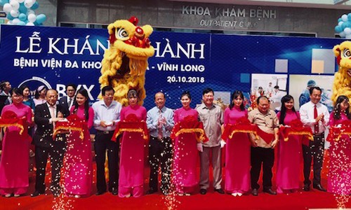 Bệnh viện đa khoa Xuyên Á- Vĩnh Long khánh thành là bệnh viện thứ 4 thuộc hệ thống Xuyên Á