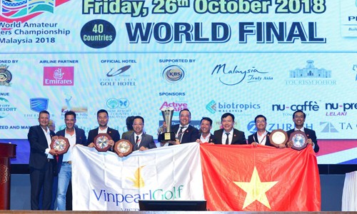 Đội tuyển Golf Việt Nam xuất sắc giành ngôi vô địch WGAC 2018