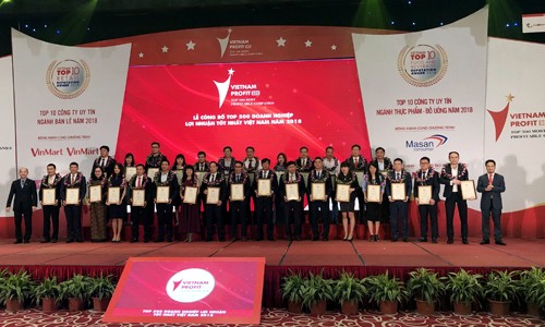 30 doanh nghiệp hàng đầu Việt Nam nhận vinh danh tại buổi lễ