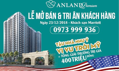 Những phần quà giá trị trong Lễ Mở bán và Tri ân khách hàng Dự án Anland Premium