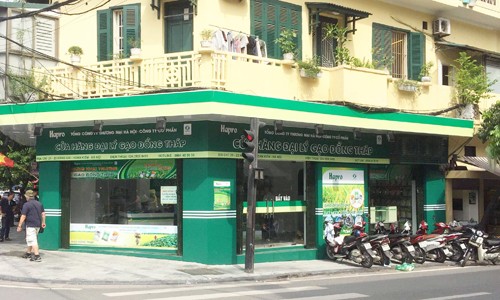 Khai trương nhiều cửa hàng chuyên doanh gạo Hapro Đồng Tháp tại Hà Nội