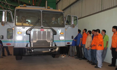 VWS tập huấn lái xe chở rác công nghệ Hoa Kỳ chạy khí “CNG” cho tài xế