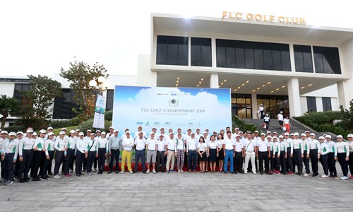 Các golfers sẵn sàng tranh tài tại giải đấu FLC Golf Championship 2019