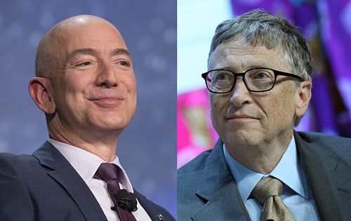 Bloomberg theo dõi tài sản của khoảng 2.800 tỷ phú trên thế giới. Trong đó, 145 người sở hữu từ 10 tỷ USD trở lên. Tuy vậy, hiện tại, chỉ hai người trên là có tài sản trên 100 tỷ USD. Dù vậy, số tài sản khổng lồ của Gates và Bezos khó kéo dài. Gates đã