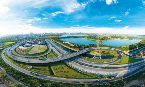Hạ tầng giao thông tại quận Hoàng Mai được đầu tư mạnh mẽ