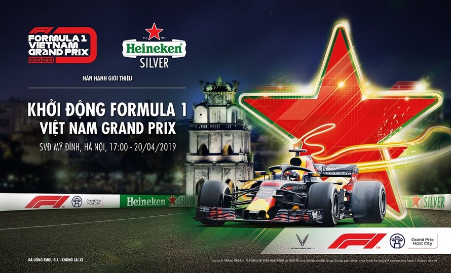 Sự kiện “Khởi động Formula 1 Việt Nam Grand Prix” vào tối ngày 20 tháng 4 năm 2019 tại Quảng trường Sân Vận động Quốc gia Mỹ Đình, Hà Nội.