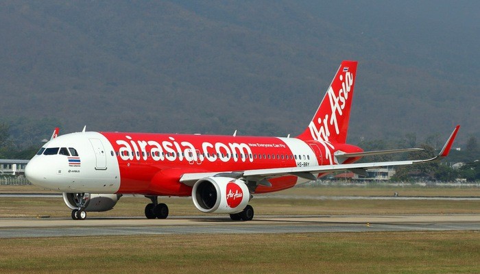 Một máy bay của hãng hàng không AirAsia